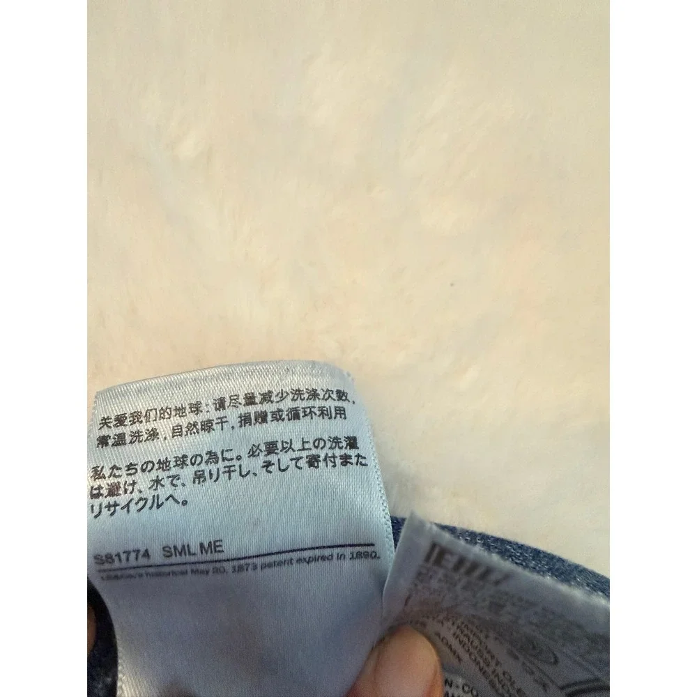 Levis 513 Slim Straight Jeans Mens 30x30 Medium Wash Blue Denim Pants‎